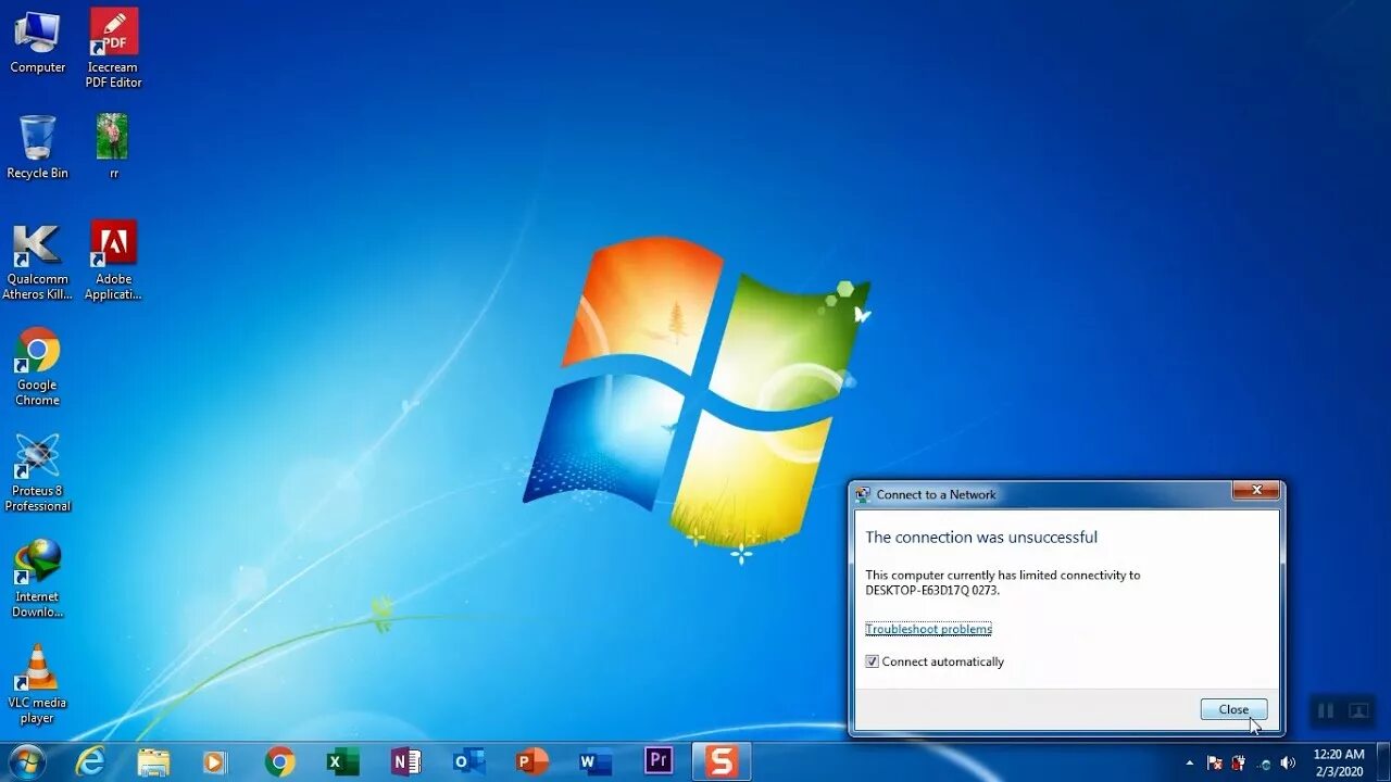 This computer time. This computer. action center windows 7.