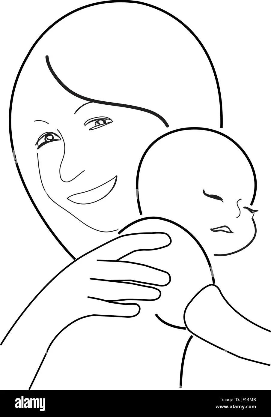 Рисунки на тему материнство карандашом. Мать и дитя. Образ матери и дитя легко. Рисунок на тему мама.