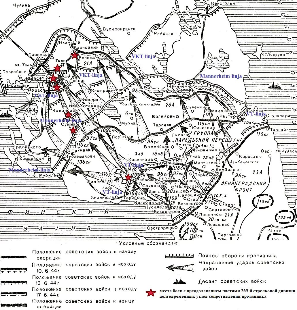 Выборгская наступательная операция 1944. Карельская операция 1944. Выборгская наступательная операция (10 июня — 20 июня 1944 г). Выборгская операция 1944 года схема.