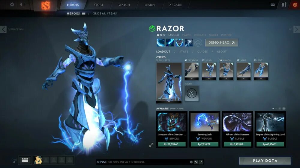 Скилы Разора дота 2. Razor Dota 2 Set. Сет на Разора дота 2. Сеты на Разора. Razor demo