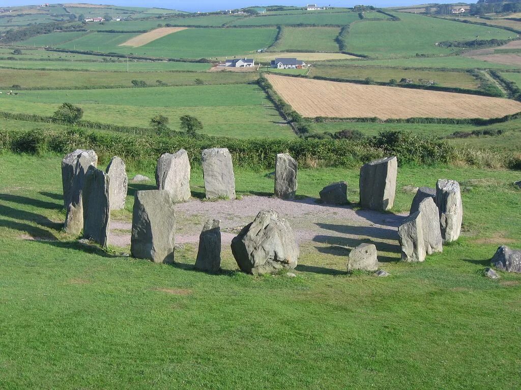 Building the stone circle would