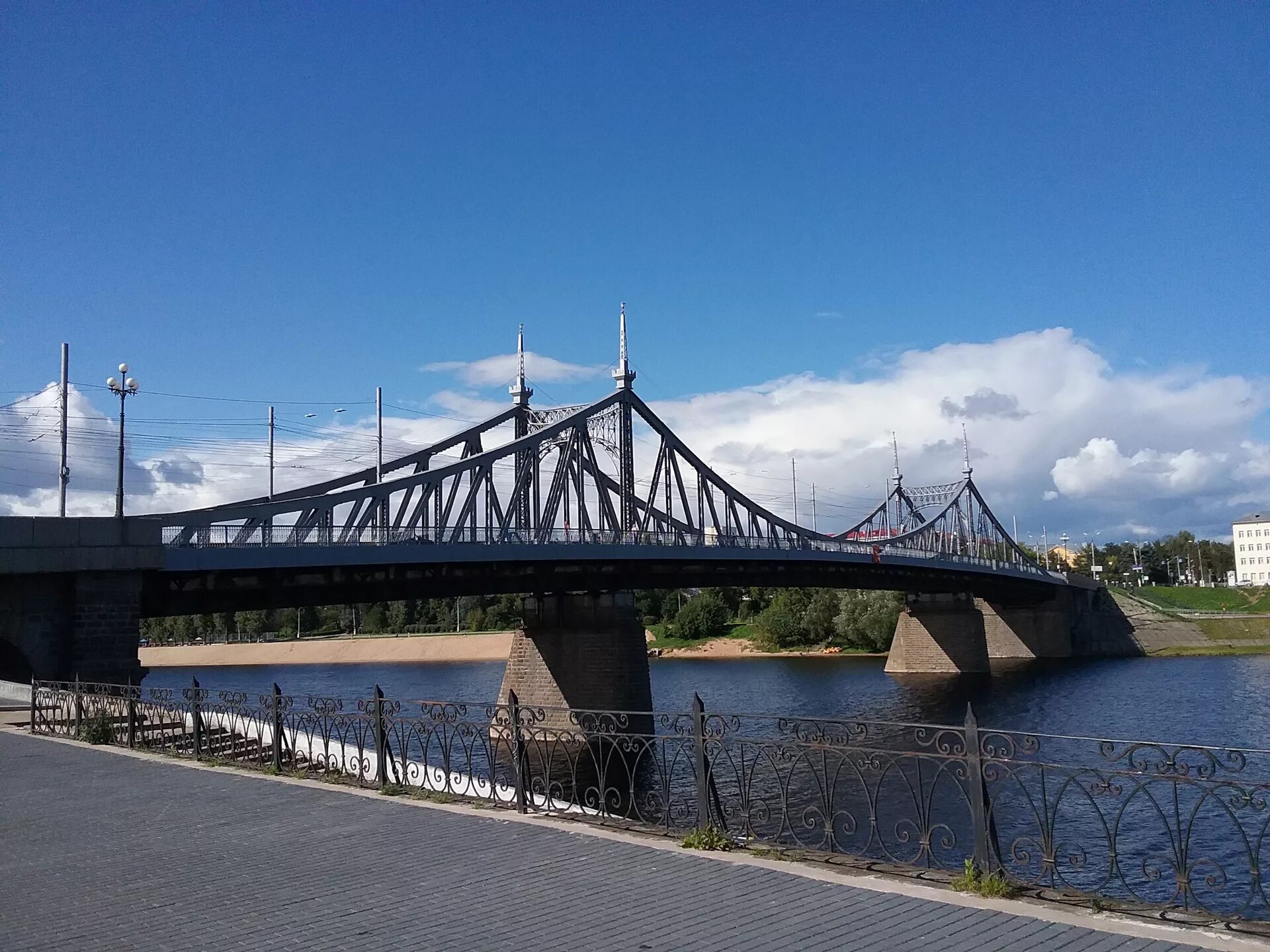 Старый мост тверь. Тверской Староволжский мост. Староволжский мост (старый мост). Тверь Волга мост. Старый Волжский мост Тверь.