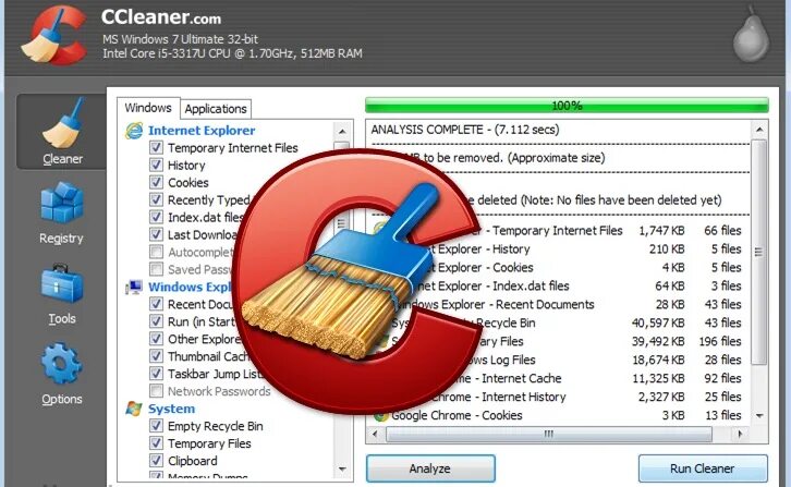 Ccleaner местоположение