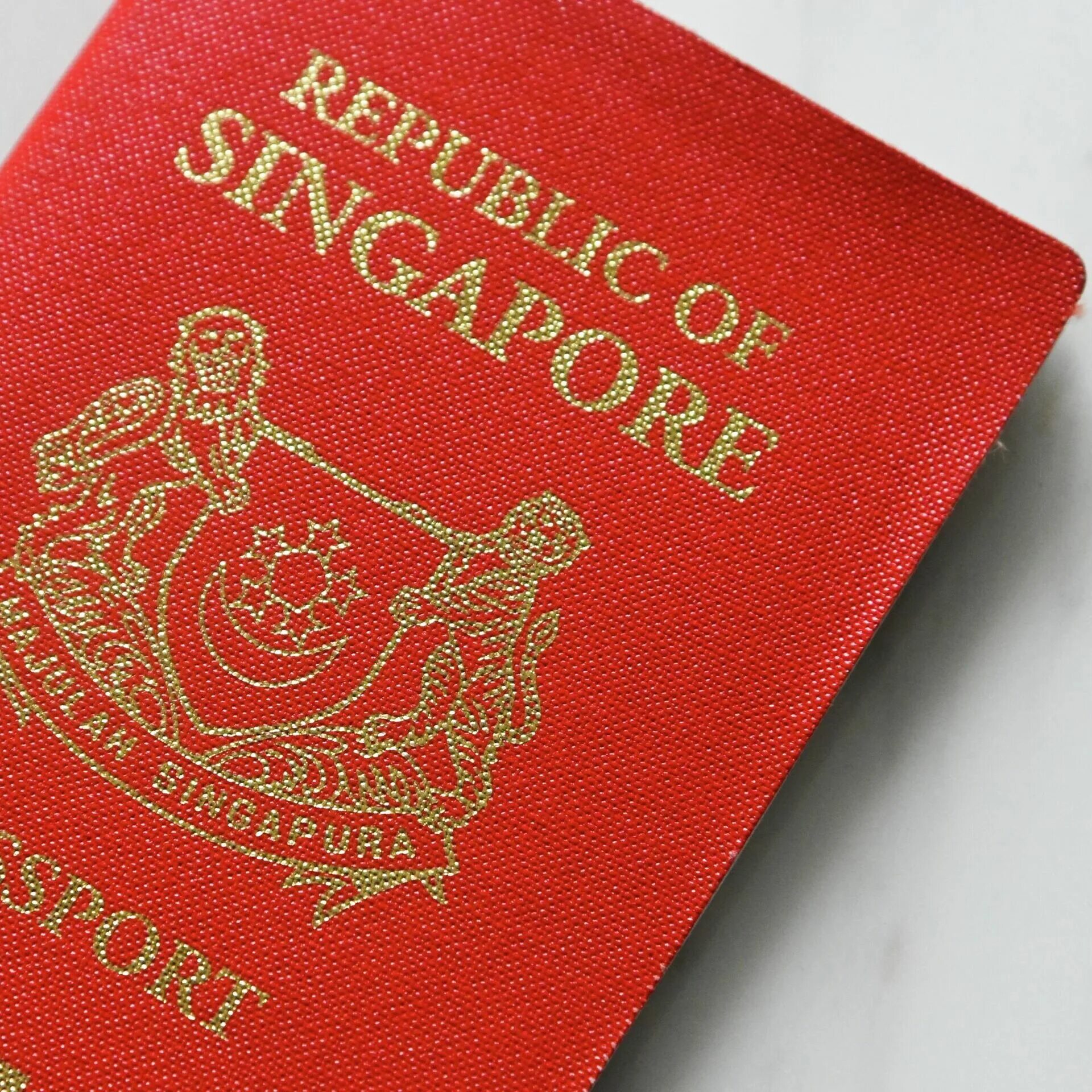 Singapore Passport.