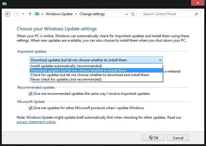 Enable Automatic Windows update. Win_GOG Setup. Update setting element. Ci Tools how open the Window.