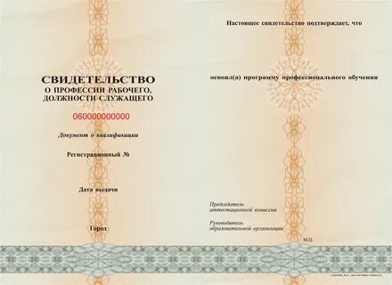 Что такое свидетельство о профессии