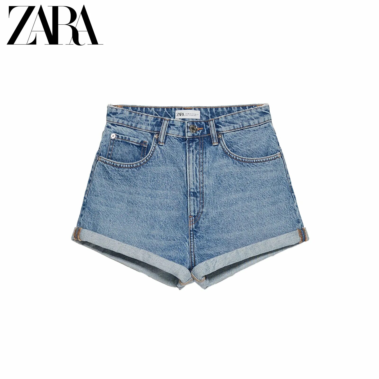 Zara шорты джинсовые женские RN 77302