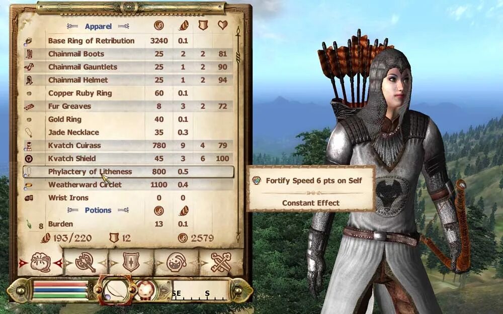 Обливион выкинуть из инвентаря. Oblivion меню. oblivion инвентарь. oblivion интерфейс. обливион меню персонажа.