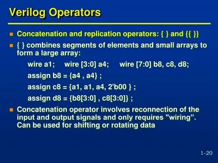 Verilog array