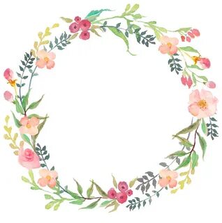 Watercolor flower wreath, Flower wreath, Floral watercolor