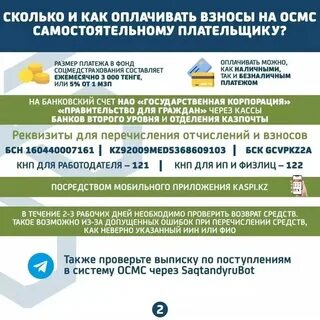Взносы осмс в 2024 году