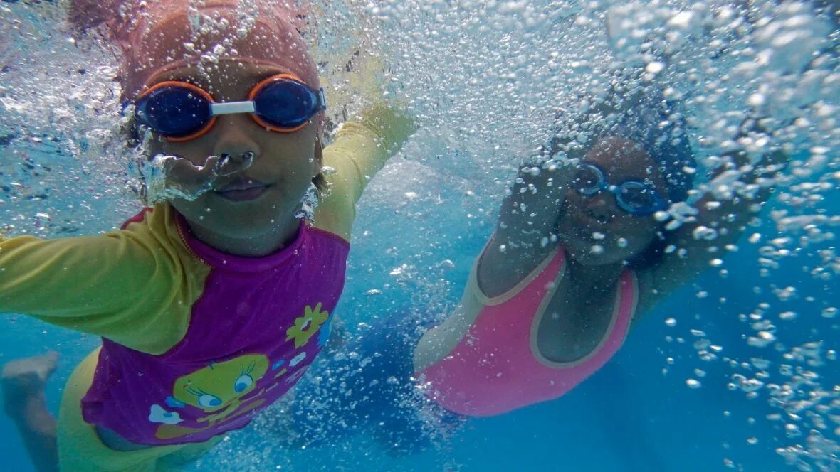 Enjoy swimming