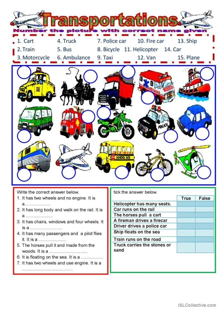 Транспорт Worksheets. Транспорт English. Транспорт задания на английском для малышей. Means of transport Worksheets 6 класс.