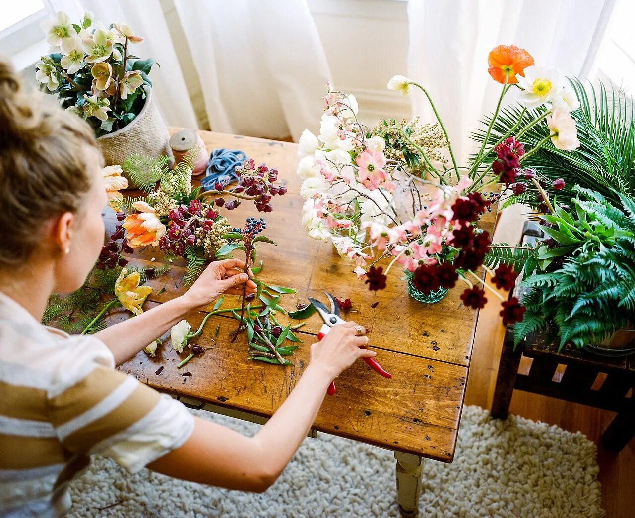 Using flowers