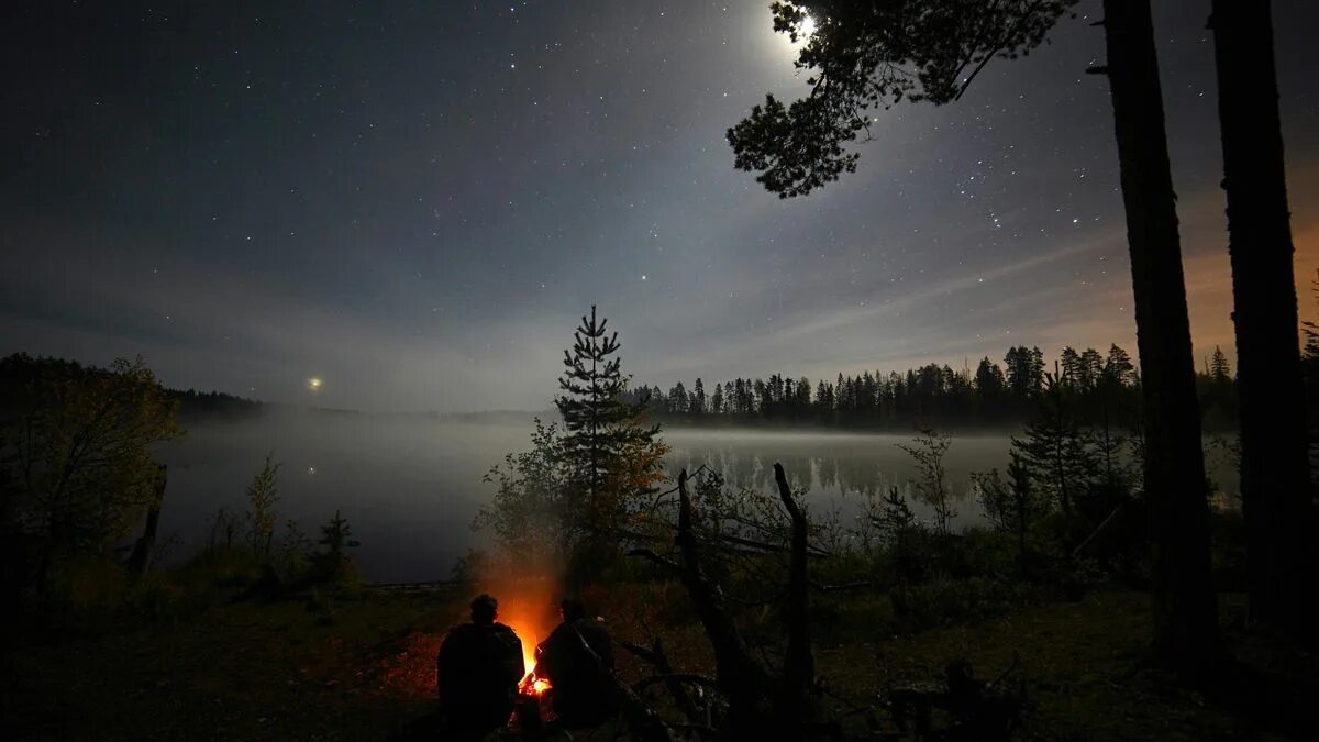 Вечером либо