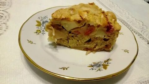 Шарлотка из цельнозерновой муки в духовке