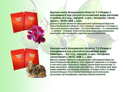 Красная книга кемеровской
