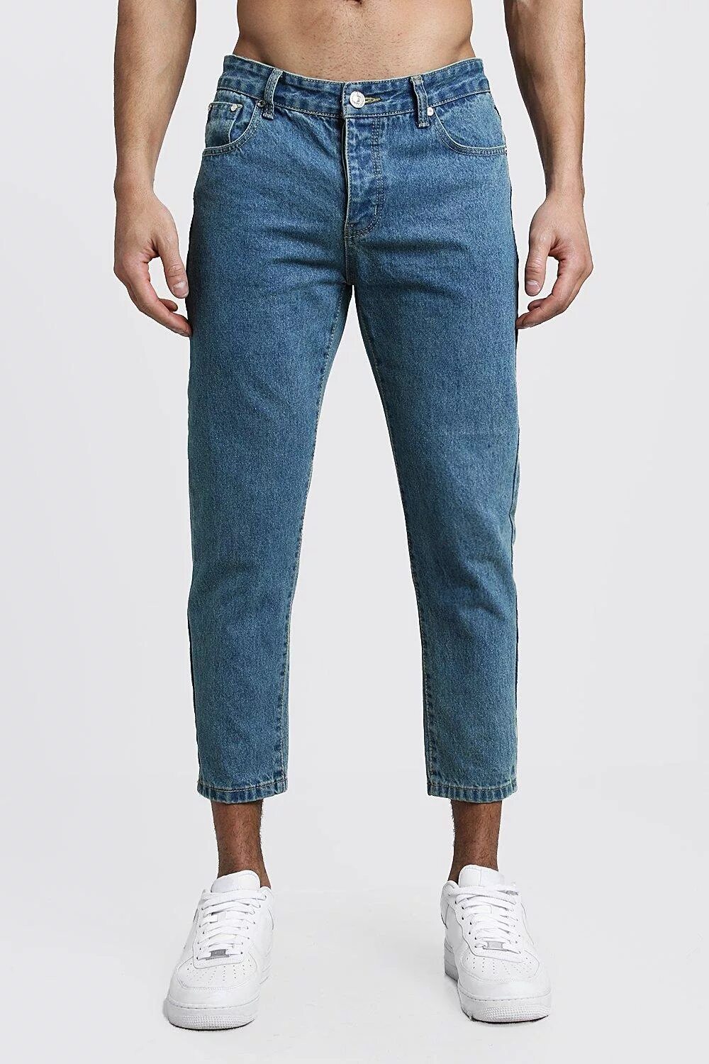 Купить укороченную мужскую. Slim Cropped джинсы мужские. Slim skinny straight джинсы. Джинсы мужские skinny Cropped. Широкие укороченные джинсы мужские.