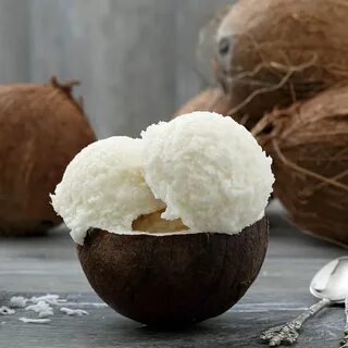 Мороженое из кокосового молока