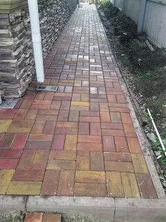 Тротуарная плитка золотая осень