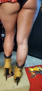 Just a couple quick hard stomps and add some twisting.... 