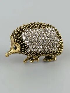 Брошь ежик