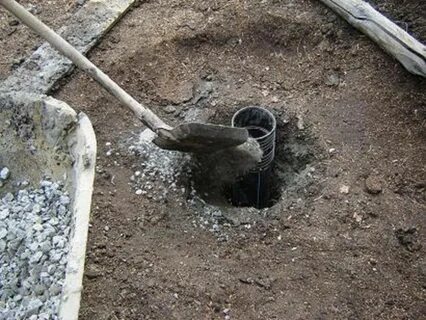 Засыпать скважину