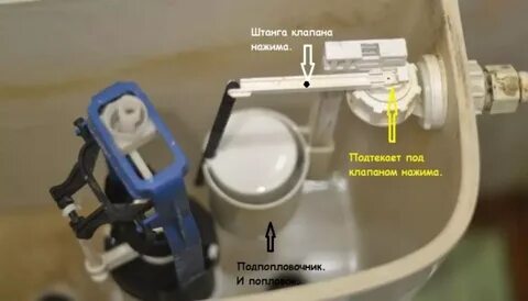Вода в бачок не набирается причина