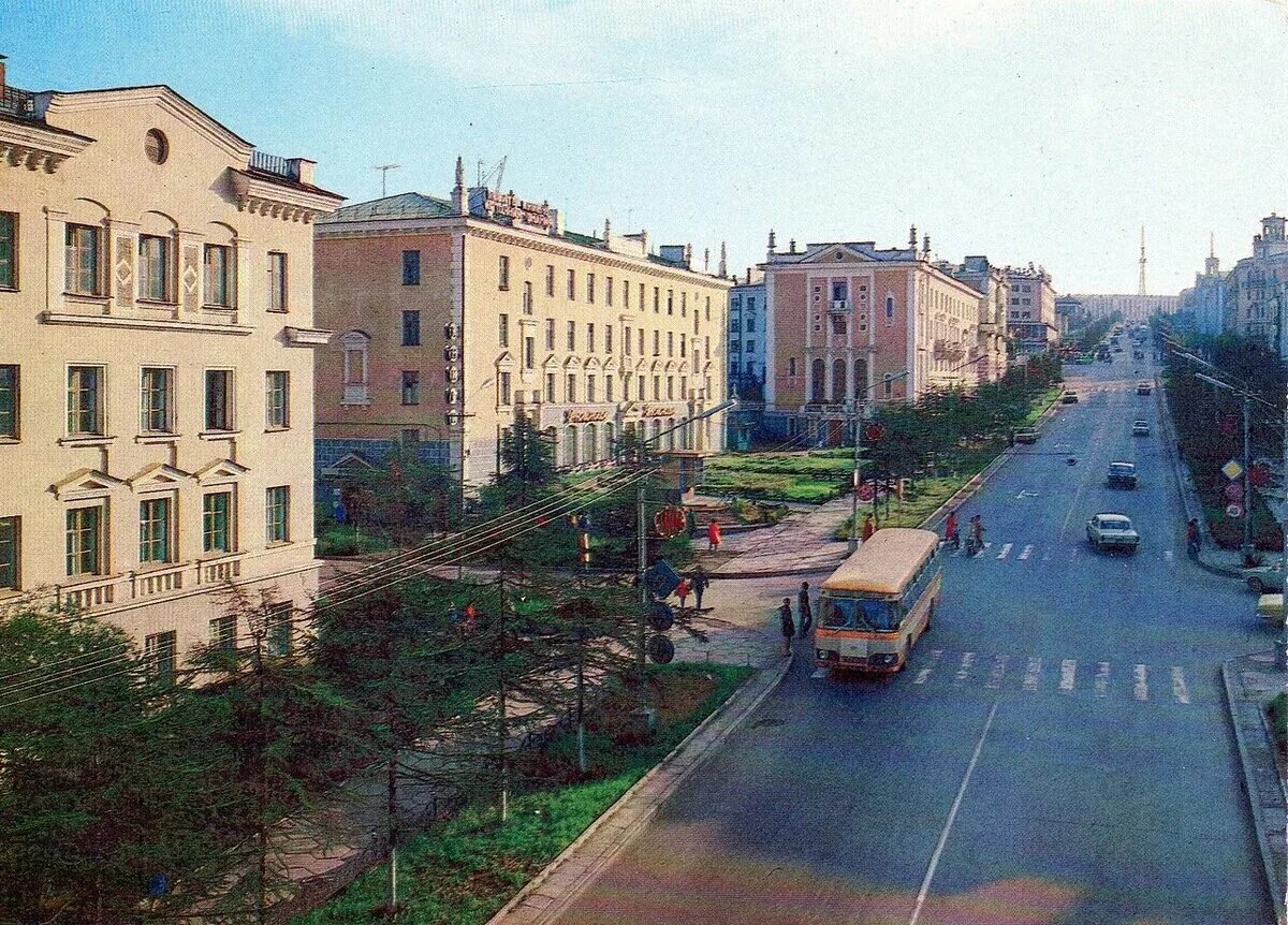 Магадан в советское время. Магадан проспект Ленина. Магадан 1960 "проспект Ленина" Союзпечать. Магадан 1960 "улица Пушкина". Магадан 1960 - е.