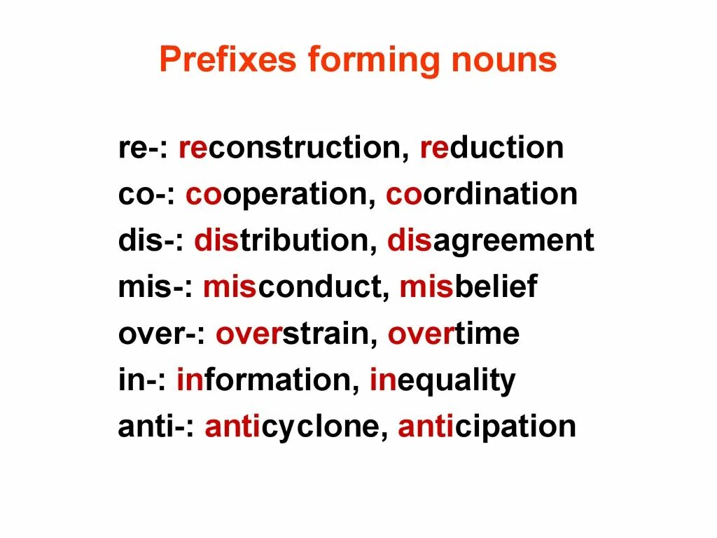 Form suffix. Noun prefixes. Noun forming suffixes. Noun formation suffixes. Word formation suffixes.