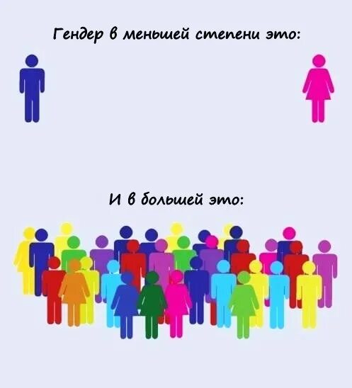 Есть только два гендера