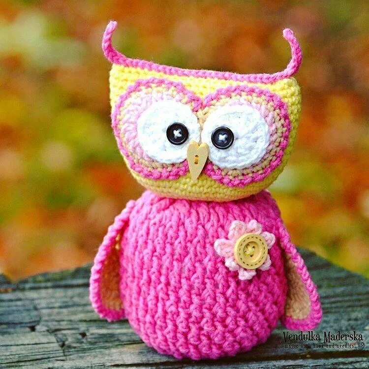 Сова вязать. Сова амигуруми. игрушки амигуруми сова. плюшевая сова амигуруми. vendulka maderska.