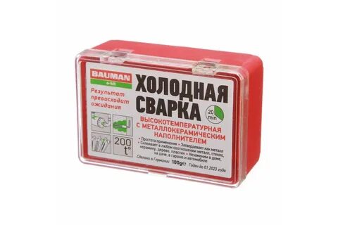Термостойкая холодная сварка для металла