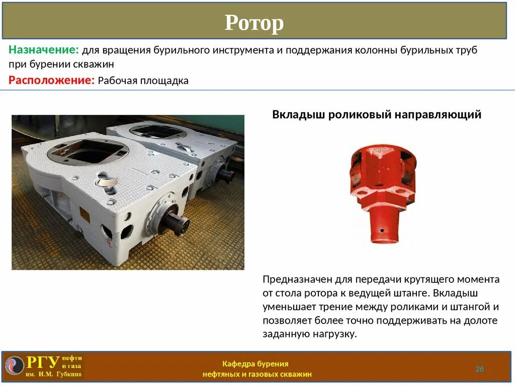 Ротор предназначен для