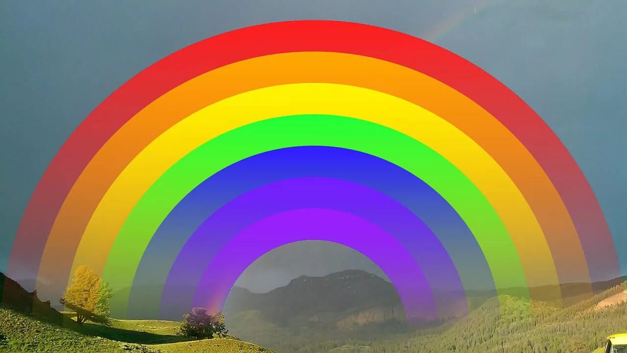Нарисую радугу самую красивую