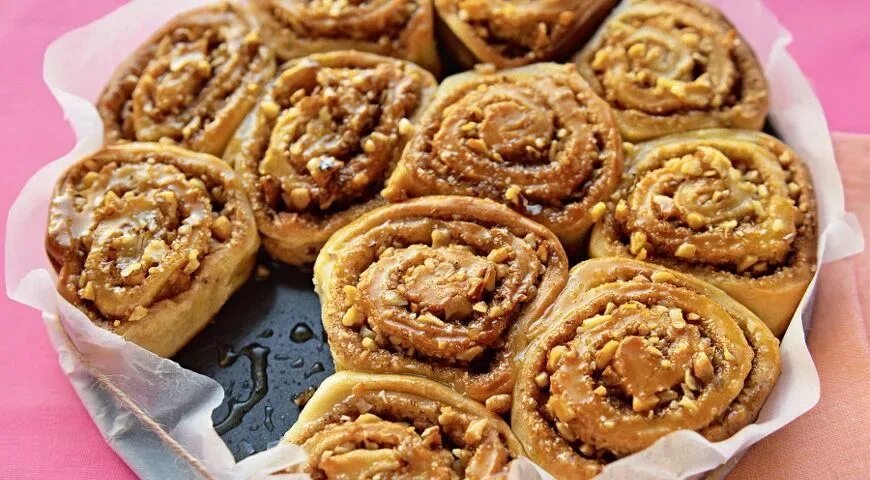 Карамельный пирог с орехами - пошаговый рецепт с фото на Повар.ру