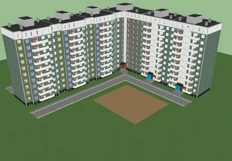 В доме 20 квартир