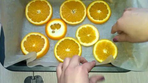 Как высушить апельсин в духовке