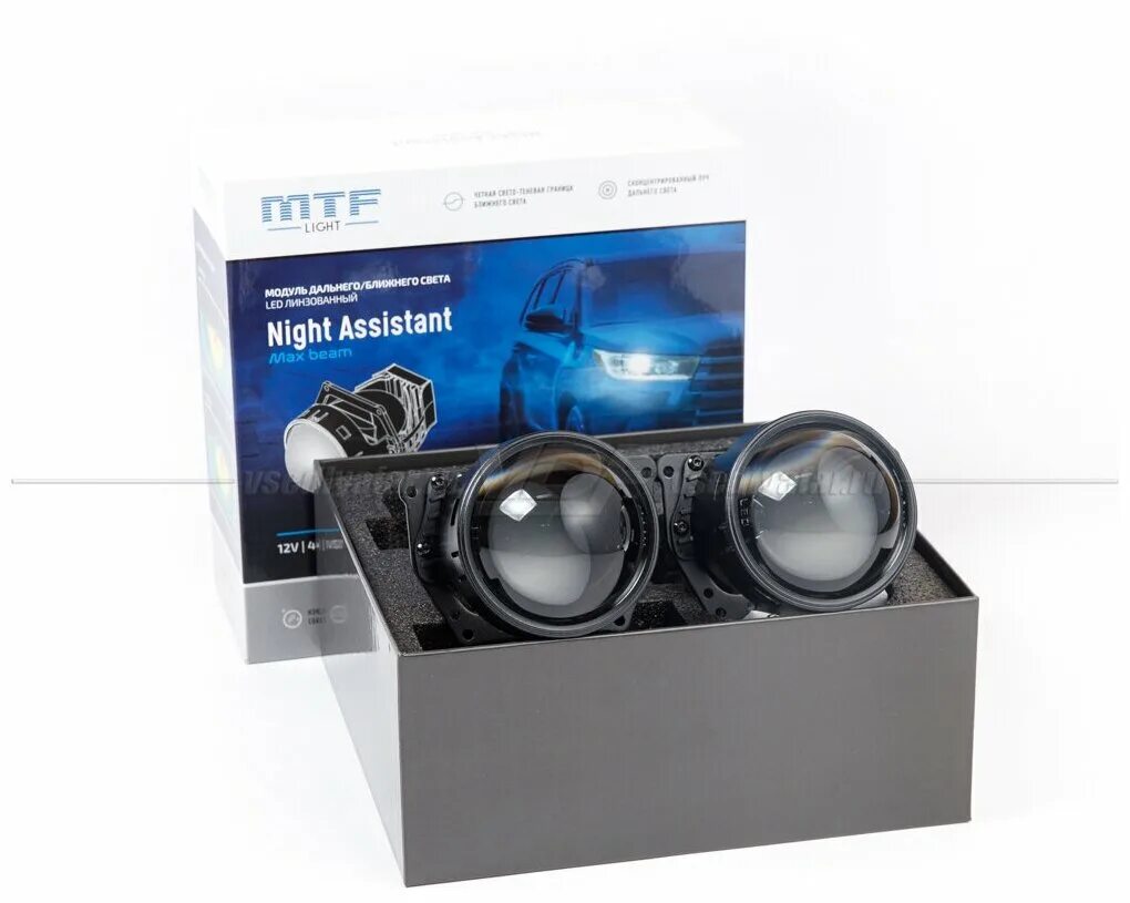 Mtf light bi led. MTF Light Night Assistant Max Beam led 3. MTF-Light bi-led Max Beam. Bi-led модулей MTF Night Assistant. Модули MTF Light линзованные bi-led Night Assistant MAXBEAM 3 дюйма 2 шт..