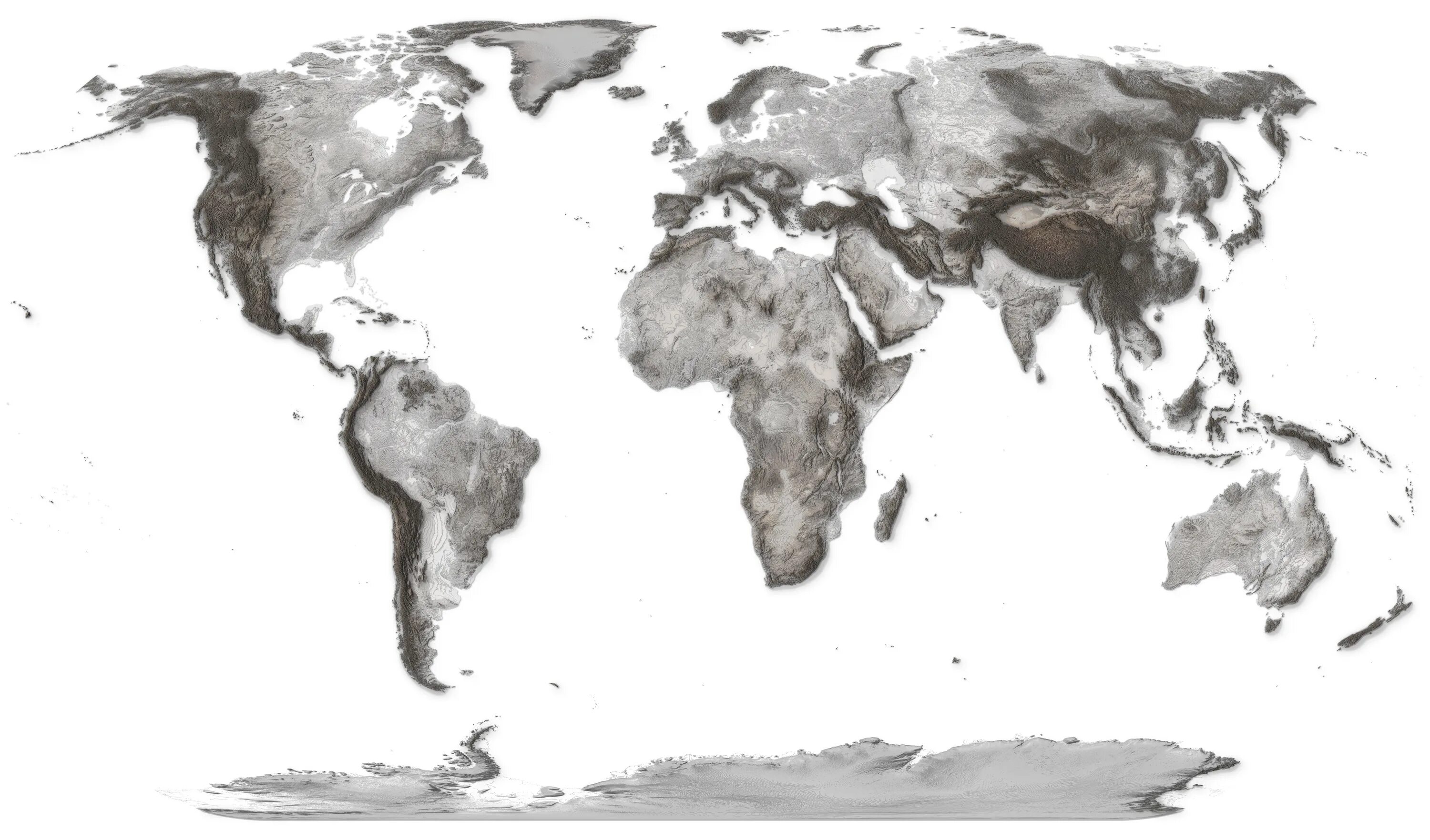 M bam. World Map. World Relief. The World Shaded Relief Map. World Map simple.