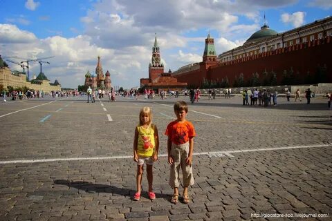 Красная площадь летом