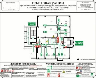 Лестница для эвакуации при пожаре