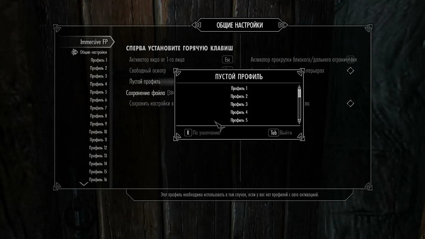 Immersive first. Скайрим камера от 1 лица. Активация кнопки в скайриме. Мод настройка. Skyrim мод для настройки графики внутри игры.