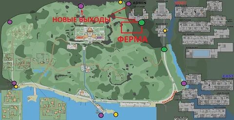 Интерактивная карта берег