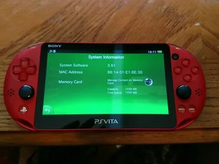 Ps vita прошивка