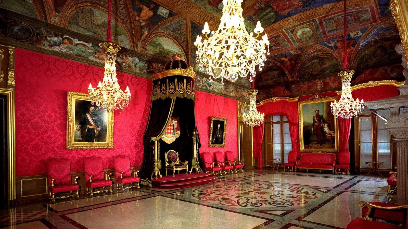 Монако дворец Гримальди. Княжеский дворец в Монако Монако. Княжеский дворец рода Гримальди, Монако. Княжеский дворец в Монако внутри. Резиденция королей на юге испании красный замок