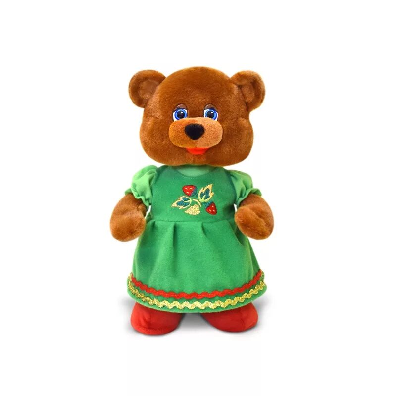 Toys dancing. Мягкая игрушка Lava Медведица в зелёном платье Танцующая 32 см. Игрушка поющая Медведица. Танцующая Медведица мягкая игрушка.