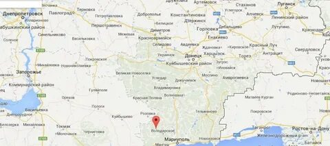 Украинск донецкая область на карте