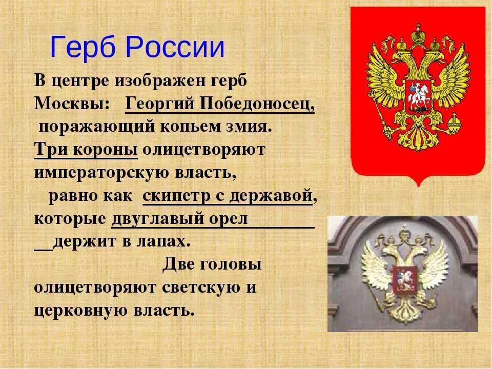 5 предложений о гербе рф. Герб России. Что изображено на гербе России. Современный герб России. История герба России.