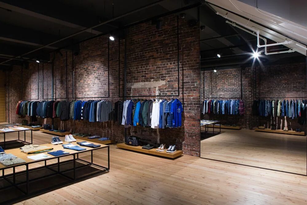 Levi’s Line 8 Pop-Up Shop in Shoreditch, London - UK (Retail Design Blog) Внутре